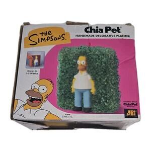 Homer Simpson Chia Pet The Simpsons Hedge Meme New in Box Complete. Box has wear